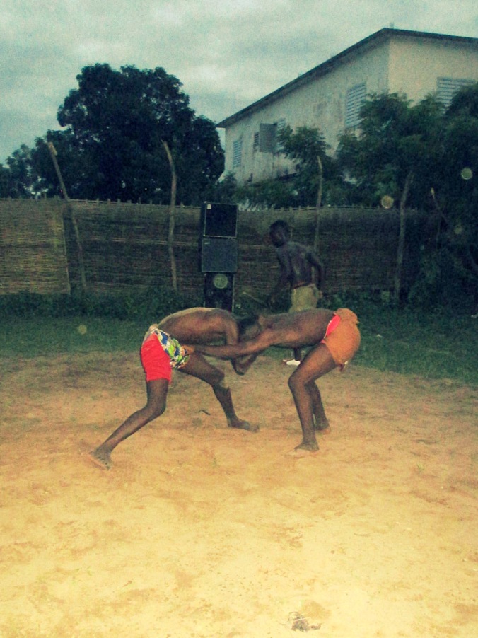 The day after Korite one of the neighborhood youth associations held a "lutte " Senegalese homegrown wrestling style. 